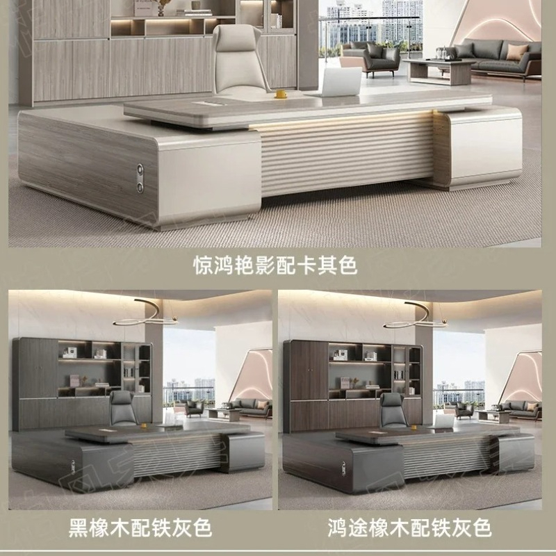 Office X Furniture - X-S โต๊ะทำงานสำนักงานดีไซน์ทันสมัย ศิลปะหรูหราสไตล์ยุโรป โต๊ะคอมพิวเตอร์ โต๊ะทำงานสำนักงาน เฟอร์นิเจอร์สำนักงาน