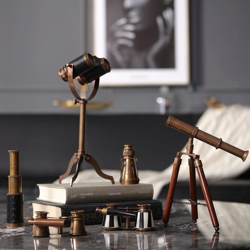 Retro ทองเหลืองกล้องโทรทรรศน์เ - Office Furniture At Home บทวิจารณ์และราคา