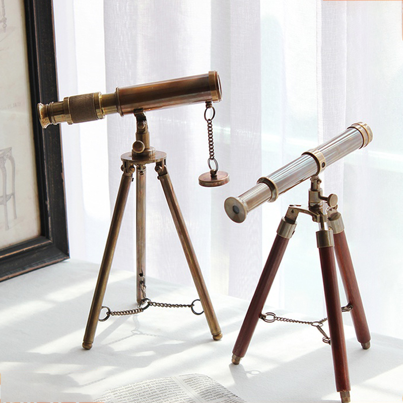 Retro ทองเหลืองกล้องโทรทรรศน์เ - Office Furniture At Home บทวิจารณ์และราคา