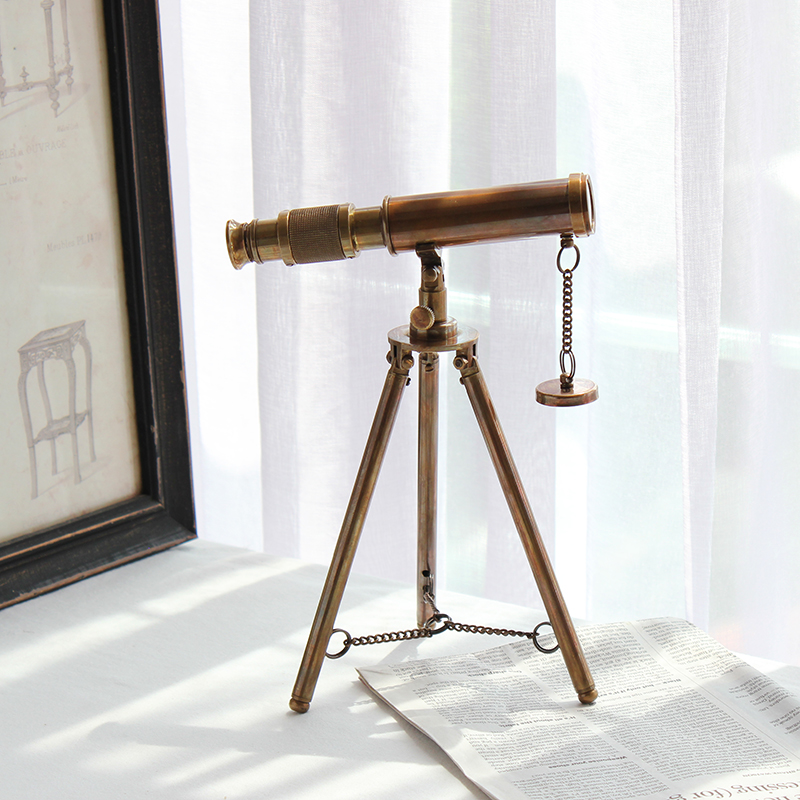 Retro ทองเหลืองกล้องโทรทรรศน์เ - Office Furniture At Home บทวิจารณ์และราคา