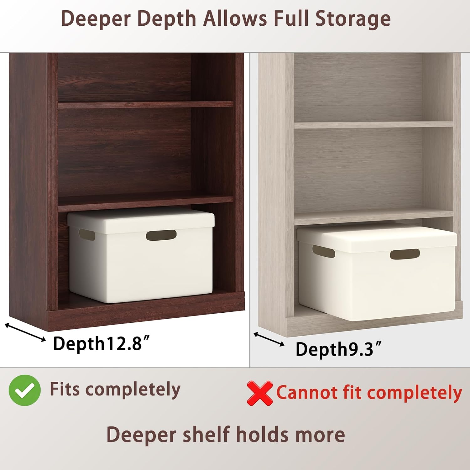 ชั้นวางหนังสือไม้ 5 ชั้น พร้อม - Office X Furniture บทวิจารณ์และราคา
