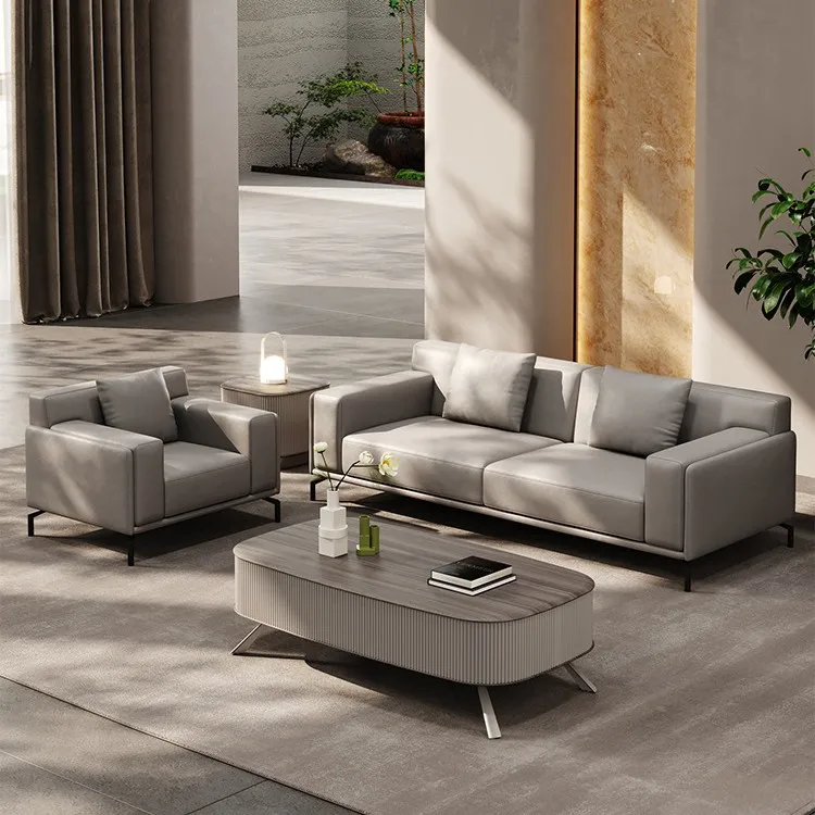 โซฟาหนังสำนักงานแบบชุด สำหรับพ - Office Furniture First บทวิจารณ์และราคา