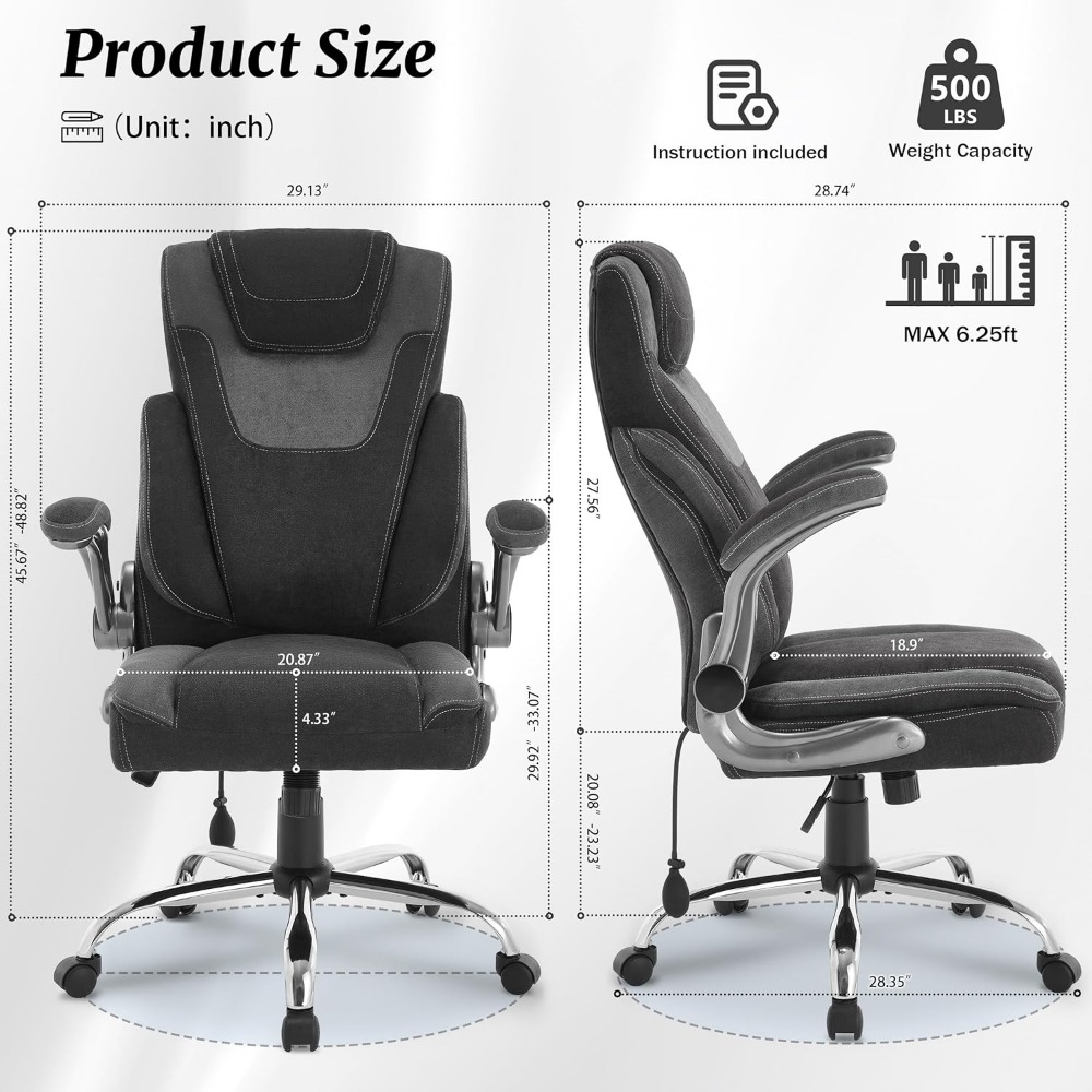 เก้าอี้สำนักงานขนาดใหญ่พิเศษ 5 - Office X Furniture บทวิจารณ์และราคา